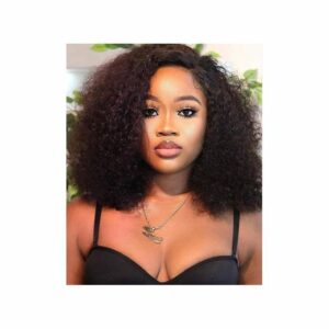 Waterwave Curly Wig With Partial Closure