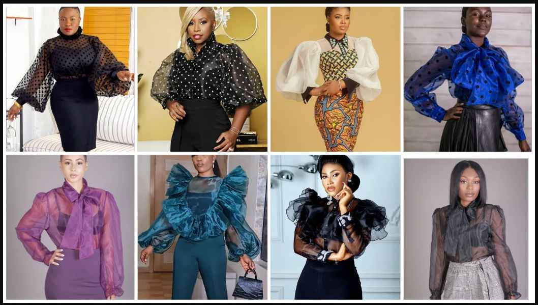 Organza Tops in Nigerian Fashion