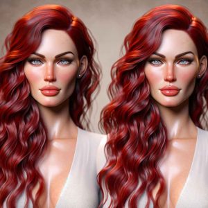 Megan Fox's Fiery Red Hair Transformation